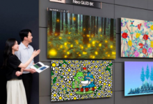 三星在韩国的 8K Neo QLED 电视上展示与自然相关的艺术品和 NFT