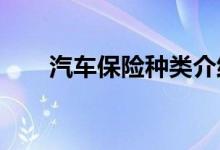 汽车保险种类介绍，汽车保险的种类