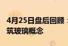 4月25日盘后回顾：瑞泰科技触及跌停领跌建筑玻璃概念