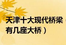 天津十大现代桥梁（天津著名桥梁有哪些天津有几座大桥）