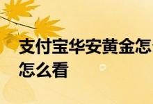 支付宝华安黄金怎么玩 支付宝华安黄金走势怎么看