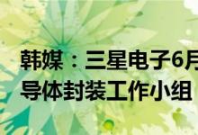 韩媒：三星电子6月中旬已成立直属CEO的半导体封装工作小组
