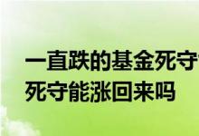 一直跌的基金死守能涨回本吗 一直跌的基金死守能涨回来吗