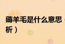 薅羊毛是什么意思（给你一个最通俗易懂的分析）