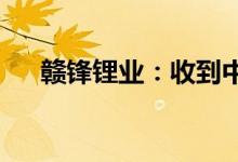赣锋锂业：收到中国证监会立案告知书