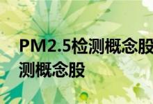 PM2.5检测概念股名单一览哪些是PM2.5检测概念股