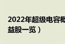 2022年超级电容概念股票名单（超级电容受益股一览）