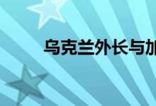 乌克兰外长与加拿大外长举行会谈