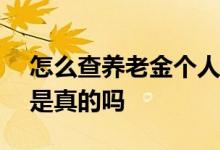 怎么查养老金个人账户 24省补发5年养老金是真的吗 