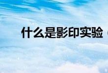 什么是影印实验（什么是影印版的书）