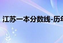 江苏一本分数线-历年江苏一本分数线一览表