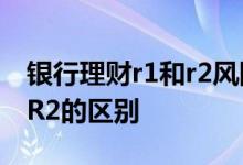 银行理财r1和r2风险有何区别 理财风险R1和R2的区别