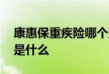 康惠保重疾险哪个型号好 爱惠保终身重疾险是什么