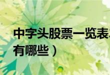 中字头股票一览表2021（中字头股票龙头股有哪些）