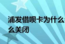 浦发借呗卡为什么会停用 浦发银行借呗卡怎么关闭