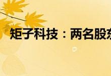 矩子科技：两名股东拟减持不超过2%股份