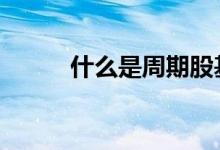 什么是周期股基金 什么是周期股