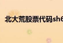 北大荒股票代码sh600598北大荒股票如何