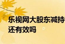 乐视网大股东减持行为 乐视员工的股权激励还有效吗 