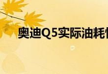  奥迪Q5实际油耗情况 奥迪Q5真实油耗 