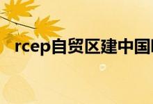 rcep自贸区建中国哪里 中国有哪些自贸区