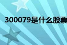 300079是什么股票（300079是什么股票）