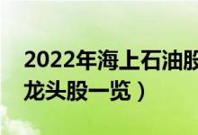2022年海上石油股票有那些（海上石油概念龙头股一览）