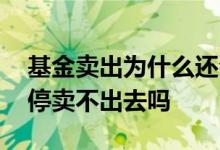 基金卖出为什么还会跌 基金会像股票那样跌停卖不出去吗