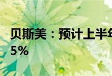 贝斯美：预计上半年净利润同比增长71%-105%