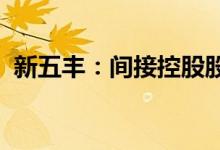 新五丰：间接控股股东拟筹划战略重组事宜