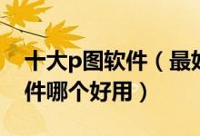 十大p图软件（最好用的抠图软件推荐p图软件哪个好用）