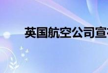 英国航空公司宣布取消更多暑期航班