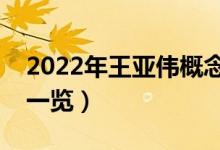 2022年王亚伟概念股有那些（王亚伟龙头股一览）