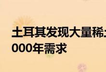 土耳其发现大量稀土资源储量足以满足全球1000年需求