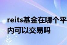 reits基金在哪个平台可以买 reits基金封闭期内可以交易吗