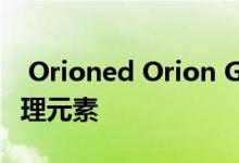  Orioned Orion Group被选中在大学公园管理元素 