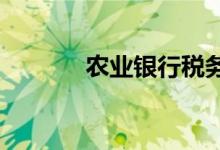 农业银行税务批扣是什么意思