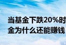 当基金下跌20%时如何定投 股市下跌定投基金为什么还能赚钱