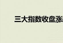 三大指数收盘涨跌不一纳指涨1.75%
