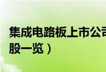 集成电路板上市公司有哪些（集成电路板概念股一览）