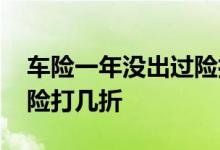 车险一年没出过险打多少折 车险一年没出过险打几折