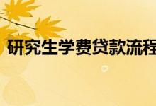 研究生学费贷款流程 大学学费贷款怎么办理