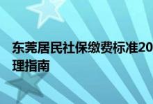 东莞居民社保缴费标准2020 2022东莞城乡居民医保参保办理指南 