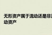 无形资产属于流动还是非流动 无形资产是流动资产还是非流动资产