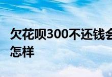 欠花呗300不还钱会怎样 花呗300元不还款会怎样
