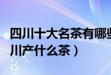 四川十大名茶有哪些（四川茶叶排行榜前十四川产什么茶）