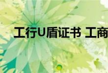 工行U盾证书 工商银行：什么是U盾证书