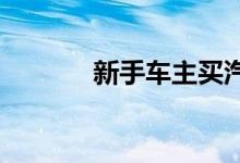 新手车主买汽车保险包括哪些