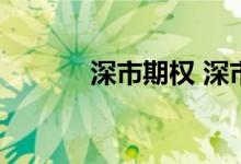 深市期权 深市可转债交易规则
