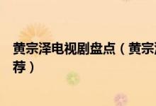 黄宗泽电视剧盘点（黄宗泽电视剧哪个好看黄宗泽电视剧推荐）